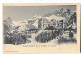 Grand Hotel De CAUX (Suisse) Et Rochers De Naye - Roche