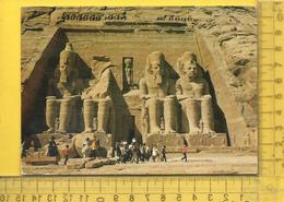 CPM  EGYPTE, ABU-SIMBEL : Le Temple - Tempels Van Aboe Simbel