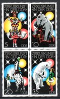 RDA. N°2034-7 De 1978. Cirque En RDA/Eléphant/Cheval/Ours Polaire. - Cirque