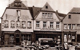 ST.WENDEL - Häuser Mit Bekenntnissprüchen Am Domplatz Von St.Wendel, Bildpostkarte Des Saat-Hilfswerkes, 1935? - Kreis Sankt Wendel
