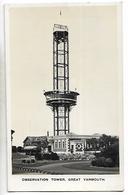 Real Photo Postcard, Yarmouth Observation Tower, Building, Landscape. - Great Yarmouth