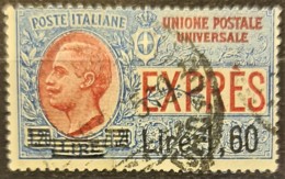 ITALIA / ITALY 1924 - Canceled - Sc# E12 - 1.60L/1.20L - Poste Exprèsse