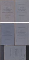 E+LOTTO 5 VOL. SERIE COMPLETA GUIDA DELLE STRADE DI GRANDE COMUNICAZIONE ITALIA. - Historia, Filosofía Y Geografía