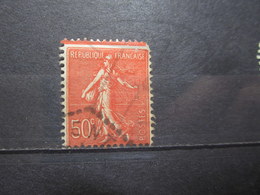 VEND TIMBRE DE France N°199 + LIGNE ROUGE EN HAUT !!! (c) - Used Stamps