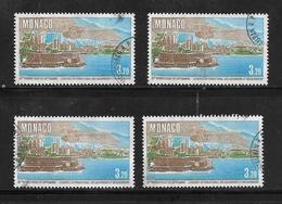 Monaco Timbres De 1986 N°1540 Oblitéré Par 4 - Usados