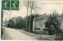 MALICORNE LE CHATEAU ET LA PORTE D'ENTREE - Malicorne Sur Sarthe