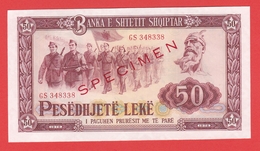ALBANIE - Billet  50 Leké SPECIMEN 1976 Pick 45S2 NEUF - Albania
