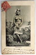 C. P. A. : TAHITI : Tahitienne, Seins Nus, Timbre En 1905, F. Homes, SUPERBE - Tahiti