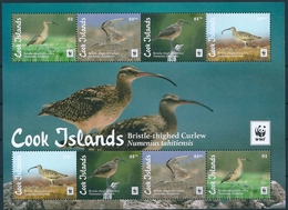 B8542 Cook Island Fauna Bird Organization WWF Miniature Sheet MNH - Unused Stamps