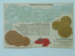 Munzen Coins 20  Pieces De Monaie  Nattionalflage  Drapeau Grossbritanien Und Irland La Grande Bretagne Et Irlande 1910 - Monnaies (représentations)