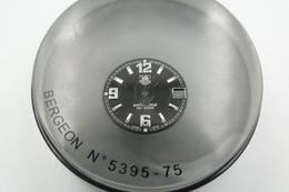 Watches PARTS : DIAL TAG HEUER PROFESSIONAL 2000 Series MEN * - Color : Black  - Vintage - Genuine Parts- Swiss - Autres & Non Classés