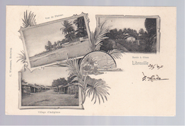 Gabon  Libreville - Route à Glass - Vue Du Plateau - Village D' Indigènes 1907 Old Postcard - Gabon