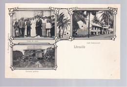Gabon  Libreville - Café Bettencourt, Gens De Noce, Travaux Publics  Ca 1905 Old Postcard - Gabon
