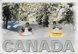 Canada - Au Pays De La Moto Neige Grande Nature - Cartoline Moderne