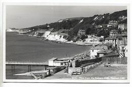 Real Photo Postcard, Ventnor, View From The Eastern Cliffs, Coastline, Houses. - Ventnor