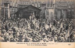 77-MEAUX-ANNIVERSAIRE DE LA BATAILLE DE LA MARNE, 9 SEPTEMBRE 197, SORTIE DE LA CATHEDRALE DE MEAUX - Meaux