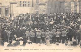 77-MEAUX-FUNERAILLES DU MAITRE MECANICIEN LOUIS MAHEU, 31 JHUILLET 1905, VICTIME DE LA CATASTROPHE DU FARFADET - Meaux