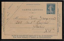 France N°140 Carte-lettre - TB - Cartes-lettres