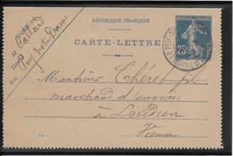 France N°140 Carte-lettre - TB - Cartoline-lettere