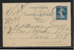France N°140 Carte-lettre - TB - Cartoline-lettere