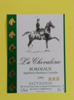 BORDEAUX ETIQUETTE  LA CHEVALERIE 1995 - Pferde
