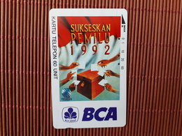 Phonecard BCA Indonesia 60 Units Used Rare - Indonesien