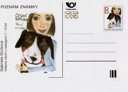 Czech Republic - 2020 - Learn The Stamps - Dog - Prepaid Postcard With Printed Stamp And Hologram - Cartes Postales