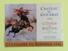 COTES DU RHONE CHATEAU DE GOUDRAY1993 - Pferde