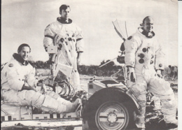 Delcampe - CPA SPACE, COSMOS, APOLLO 16 MISSION, CREW, VEHICLE - Raumfahrt
