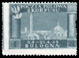CORPO POLACCO - Vittorie Polacche In Italia BOLOGNA 9.4 -21.4.1945 - 1 Z. Grigio - 1946 - 1946-47 Corpo Polacco Periode