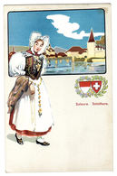 SOLEURE - SOLOTHURN - FEMME - COSTUME - BLASON - Soleure