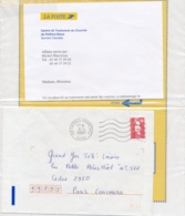 Enveloppe  Avec Lettre D' EXPLICATION De LA¨POSTE  - Incident Traitement Mécanisé - Enveloppe Plastifiée POITIERS VIENNE - Lettere Accidentate