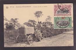 CPA Congo Belge Circulé Tracteur Métier - Belgian Congo