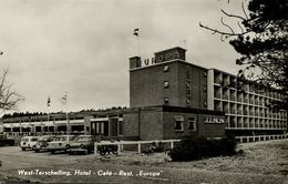 Nederland, West Terschelling, Europa Hotel, Auto VW Kever (1960s) Ansichtkaart - Terschelling