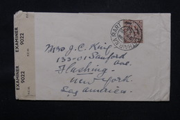 IRLANDE - Enveloppe De Cathair An Mart Pour New York En 1943 Avec Contrôle Postal - L 59180 - Storia Postale