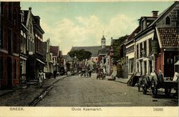 Nederland, SNEEK, Oude Koemarkt (1910s) Ansichtkaart - Sneek