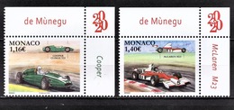 MONACO 2020 - SERIE 2 TP / Y.T. N° 3227 ET 3228 / LES VOITURES DE COURSE MYTHIQUES  - NEUFS ** - Nuevos