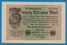 DEUTSCHES REICH 20 Millionen Mark	01.09.1923	# LE-17 037264 P# 108c - 20 Millionen Mark