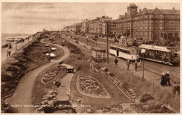 North Shore Promenade Gardens, Blackpool - Velvet Gravure, Valentine & Sons G. 1133 - Blackpool