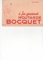 Buvard Moutarde Bocquet - Moutardes