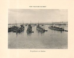 Militaria Brest (29) : Torpilleurs En Station (maxi Carte) - Bateaux