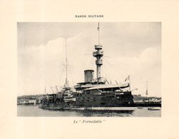 Militaria Brest (29) : Le Formidable (maxi Carte) - Schiffe