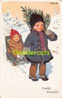 CPA ILLUSTRATEUR DESSIN ENFANT ARTIST SIGNED DRAWN CARD CHILD  P.O.E. ENGELHARD - Engelhard, P.O. (P.O.E.)