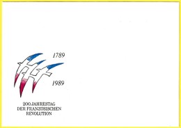 Enveloppe Illustrée - 200. Jahrestag Der Französischen Revolution Bicentenaire De La Révoulution Française - RDA 1990 - Sobres Privados - Nuevos