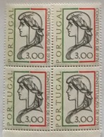 POR#1309MNH - Block Of 4 MNH Stamps Of 3$00 - "Constituição De 1976" - Portugal - 1976 - Blokken & Velletjes