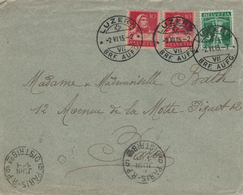 Luzern 1915 VII - Nach Paris - Tell & Tellknabe - Covers & Documents