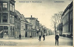 Nederland, LEEUWARDEN, Zaailand Hoek P. Hendrikstraat (1899) Ansichtkaart - Leeuwarden