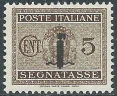 1944 RSI SEGNATASSE 5 CENT MNH ** - RC29-8 - Portomarken