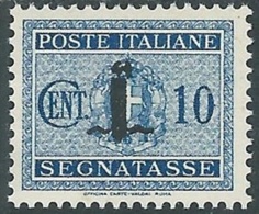 1944 RSI SEGNATASSE 10 CENT MH * - RC29-7 - Portomarken