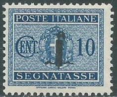 1944 RSI SEGNATASSE 10 CENT MNH ** - RC29-8 - Taxe